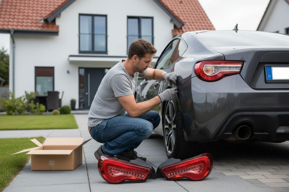 Montage Rücklicht Toyota